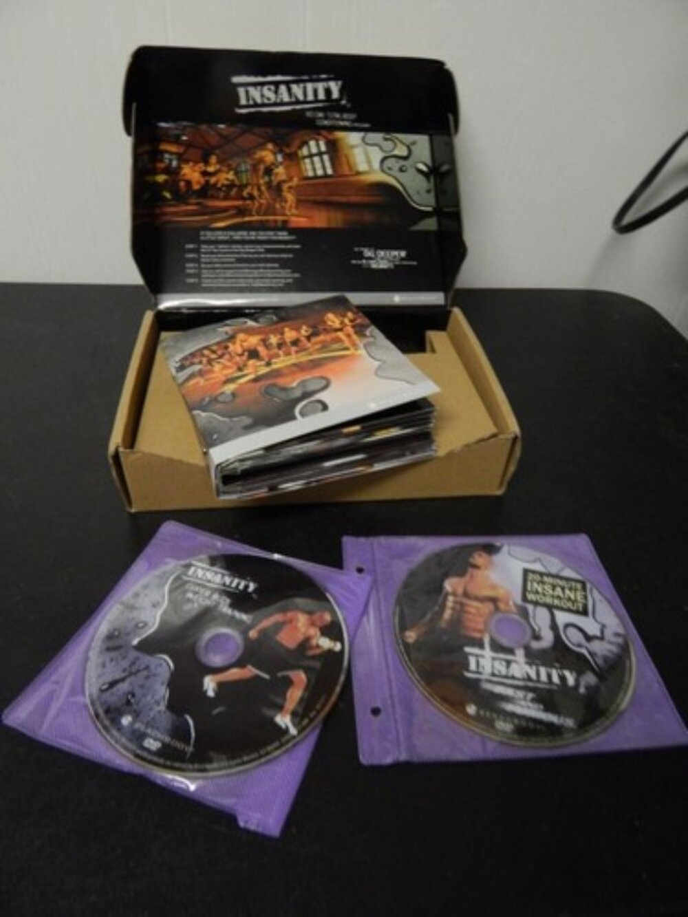 INSANITY Exercise Total Body Workout DVD Set IN BOX